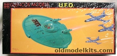 Glencoe 1/48 UFO  - ex Lindberg Flying Saucer - (U.F.O), 05113 plastic model kit